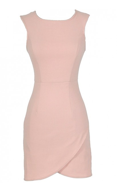 Thats A Wrap Bodycon Pencil Dress in Pink
